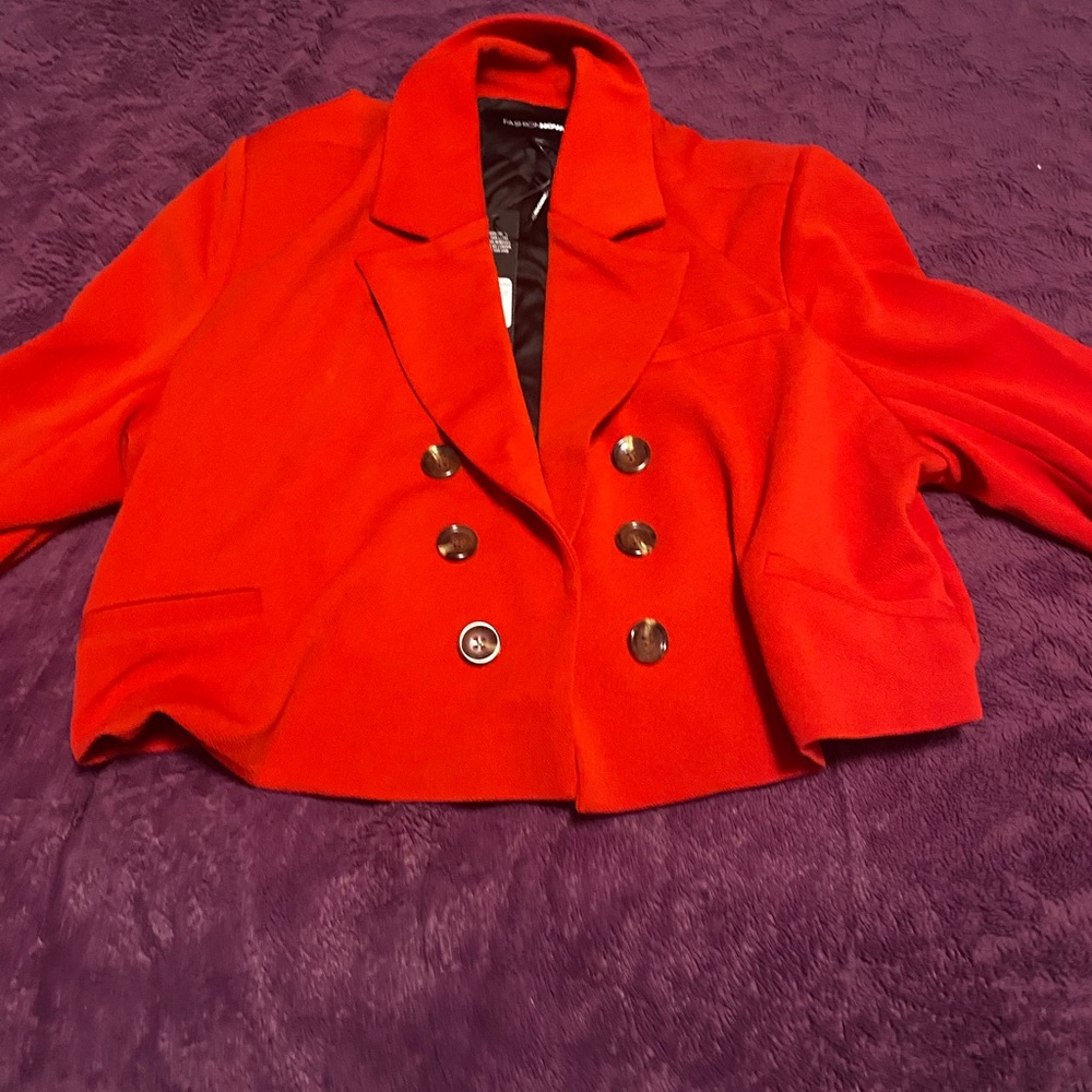 Beautiful red mid legnth jacket